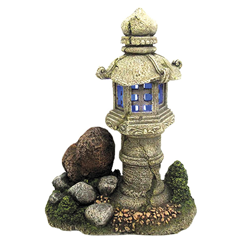 Nobby Aquariendekoration Laterne mit LED