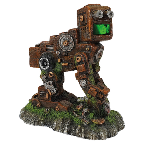 Nobby Aquariendekoration Schrott Roboter mit LED