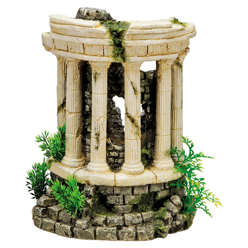 Nobby Aquariendekoration Tempio Di Vesta mit Pflanzen
