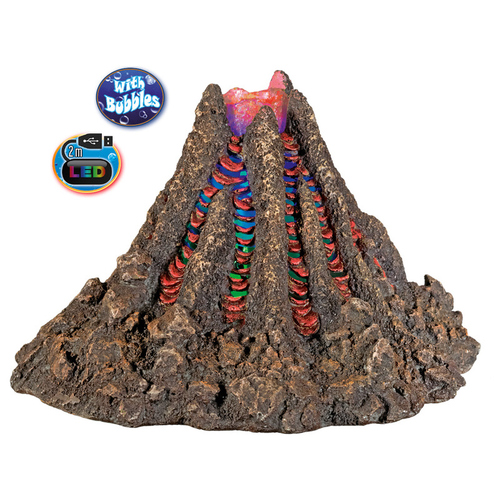 Nobby Aquariendekoration Vulkan mit LED Nobby Aquariendekoration Vulkan mit LED