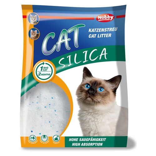 Nobby Cat Silica Katzenstreu, Inhalt: 7,5 kg / 16 l