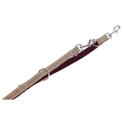 Nobby Führleine Soft Grip beige/chocolate, Maße: 200 cm / 15 mm