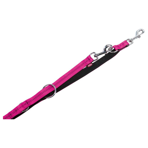 Nobby Führleine Soft Grip fuchsia/schwarz, Maße: 200 cm / 15 mm