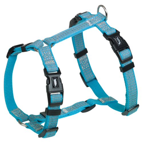 Nobby Geschirr Full Reflect hellblau, Größe: XS-S / Breite: 15 mm