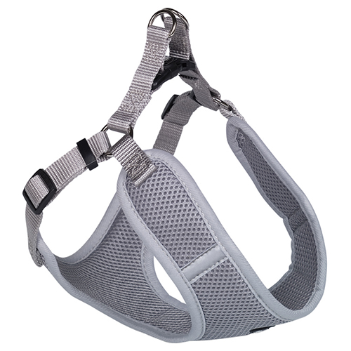 Nobby Geschirr Mesh Reflect grau, Bauchumfang: 58-69 cm
