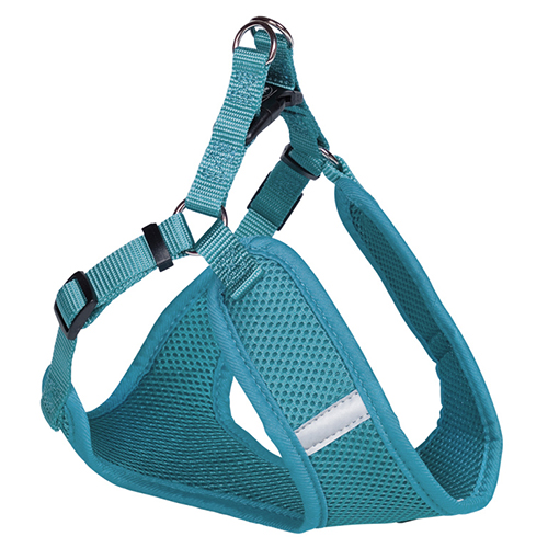 Nobby Geschirr Mesh Reflect türkis, Bauchumfang: 48-56 cm