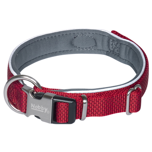 Nobby Halsband Classic Preno Royal rot, Verstellmöglichkeit: 54-65 cm