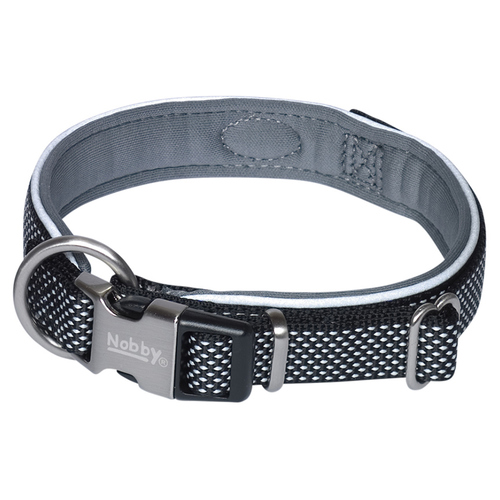 Nobby Halsband Classic Preno Royal schwarz, Verstellmöglichkeit: 45-55 cm