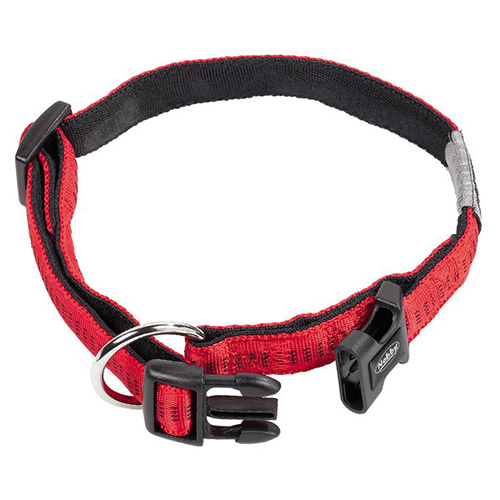 Nobby Halsband Soft Grip rot, Verstellmöglichkeit: 40-55 cm