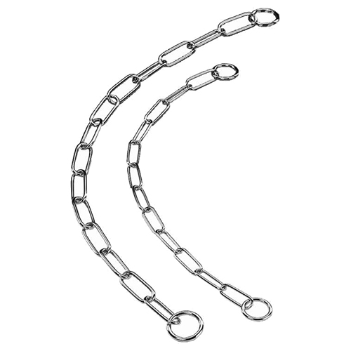 Nobby Halskette chrom, große Glieder, Länge: 85 cm