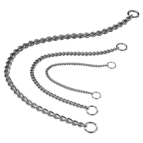 Nobby Halskette chrom, kleine Glieder, Länge: 65 cm