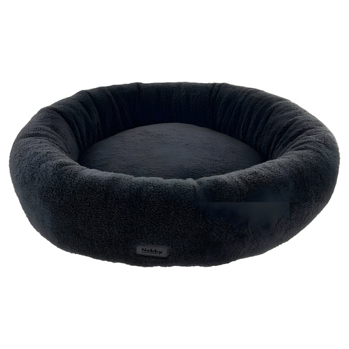 Nobby Hunde Komfortbett Donut Jella dunkelgrau, Maße: Ø 80 cm x 18 cm Nobby Hunde Komfortbett Donut Jella dunkelgrau, Maße: Ø 80 cm x 18 cm