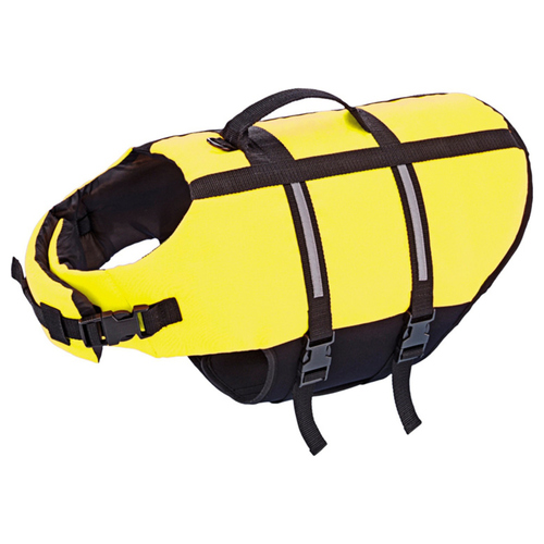 Nobby Hunde Schwimmweste neongelb, Größe: M / Länge: 35 cm