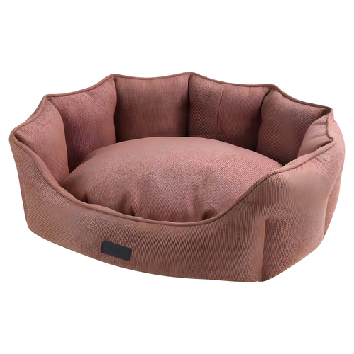 Nobby Hundebett Anda oval rot, Maße: 65 x 57 x 22 cm