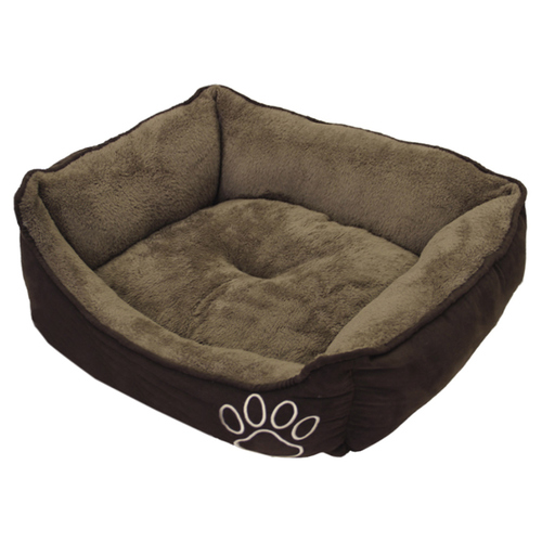 Nobby Hundebett Classic eckig Mero braun, Maße: 65 x 51 x 18 cm