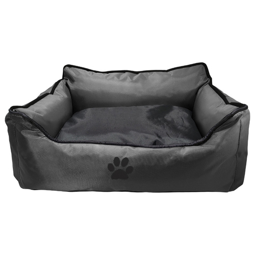 Nobby Hundebett Komfort Classic Reno eckig schwarz, Maße: 62 x 50 x 17 cm