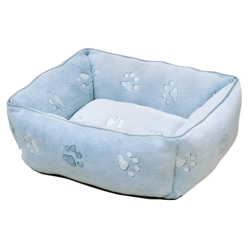 Nobby Hundebett Paw eckig grau, Maße: 70 x 60 x 20 cm