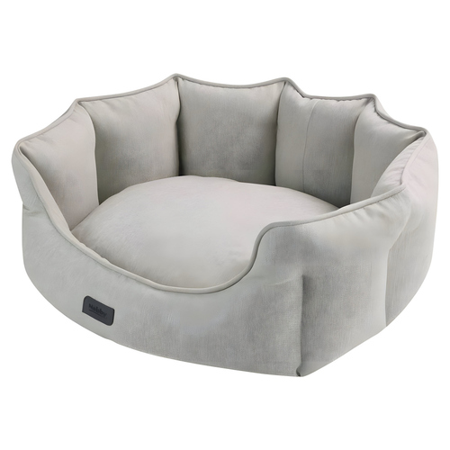 Nobby Hundebett Valea oval beige, Maße: 86 x 70 x 24 cm