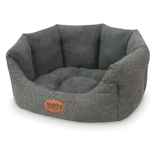 Nobby Hundebett oval Josi grau, Maße: 55 x 50 x 21 cm