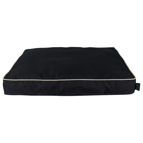 Nobby Hundekissen Komfort eckig Esat schwarz, Maße: 120 x 90 x 12 cm