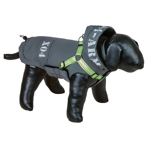 Nobby Hundemantel X04 2 in 1 grau, Größe: 44 cm