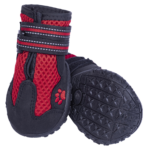 Nobby Hundeschuhe Runners Mesh rot - 2er Pack, Größe: XL (7)