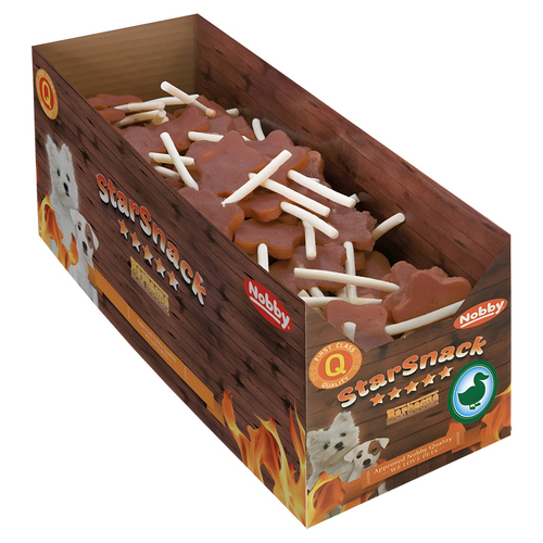 Nobby Hundesnack StarSnack BBQ Lollipop Star Duck 2,8 kg / Sparpaket