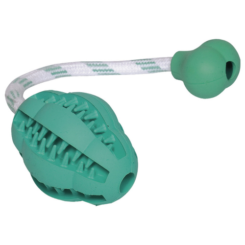 Nobby Hundespielzeug Vollgummi Dental Jumper mit Seil