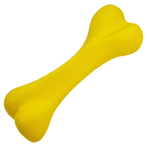 Nobby Hundespielzeug Vollgummi Knochen gelb