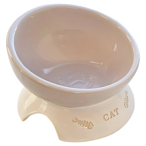 Nobby Katzen Keramik-Napf Cat creme