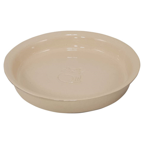 Nobby Katzen Keramik Schale Miska creme/creme