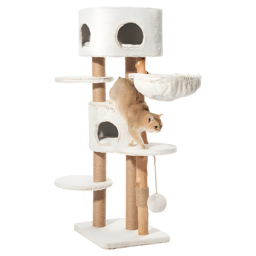 Nobby Katzen Kratzbaum Loya braun/weiß meliert Nobby Katzen Kratzbaum Loya braun/weiß meliert