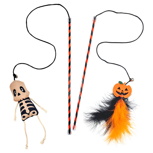 Nobby Katzenangel Halloween Skelett und Kürbis Nobby Katzenangel Halloween Skelett und Kürbis