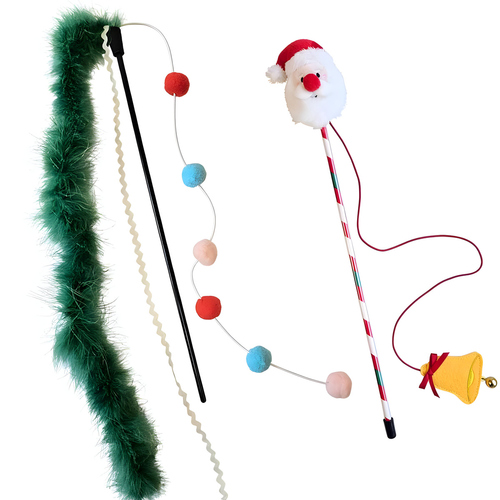 Nobby Katzenangel Xmas Wedel/Angel mit Spielzeug Nobby Katzenangel Xmas Wedel/Angel mit Spielzeug