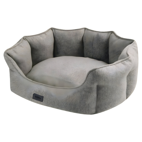 Nobby Katzenbett Anda oval beige, Maße: 65 x 57 x 22 cm
