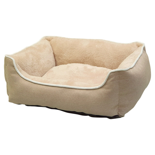Nobby Katzenbett Classic eckig Arno beige, Maße: 52 x 41 x 16 cm