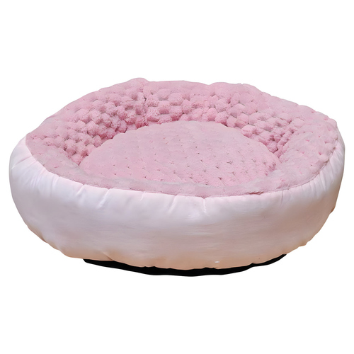 Nobby Katzenbett Donut Diamond rosa, Maße: Ø 50 x 15 cm