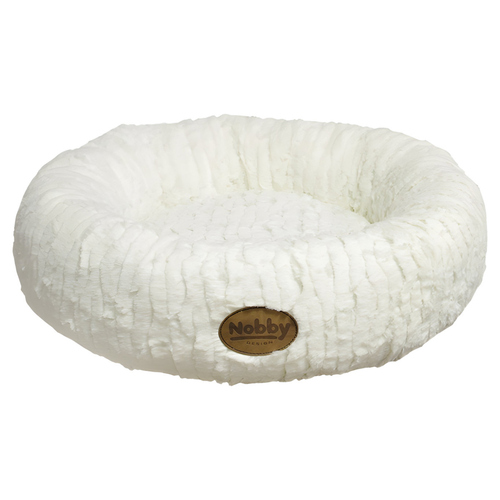 Nobby Katzenbett Donut Nova ivory weiß, Durchmesser: 60 cm
