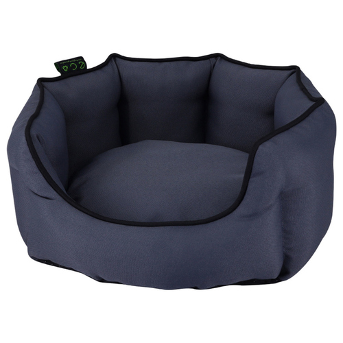Nobby Katzenbett Komfort oval Esat grau, Maße: 65 x 57 x 22 cm