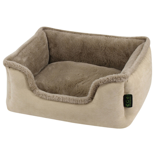 Nobby Katzenbett Komfort oval Zarif beige, Maße: 80 x 70 x 23 cm