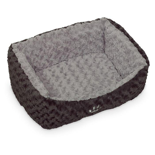 Nobby Katzenbett Seoli dunkelgrau/hellgrau, Maße: 45 x 40 x 18 cm