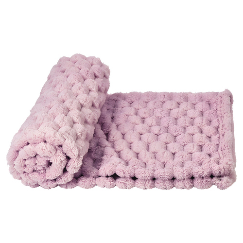 Nobby Katzendecke Diamond rosa, Maße: 100 x 150 cm
