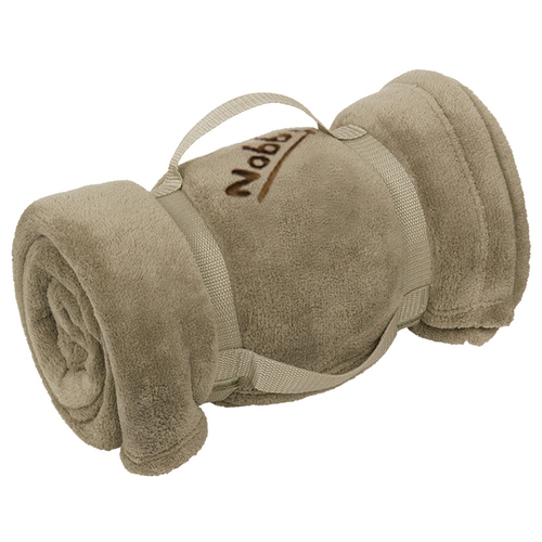 Nobby Katzendecke Fleece Plaid Soft taupe