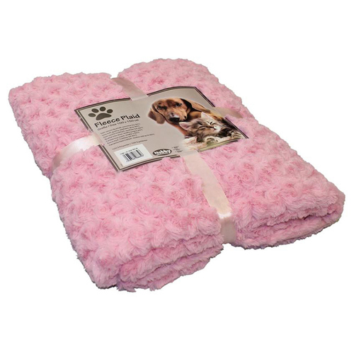 Nobby Katzendecke Fleece Plaid Super Soft pink, Größe: M