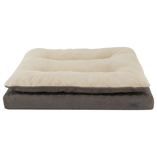 Nobby Katzenkissen Komfort Vara braun/beige, Maße: 101 x 76 x 15 cm