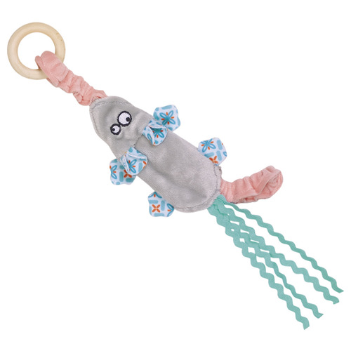 Nobby Katzenspielzeug Plüsch Maus, elastisch mit Holzring blau Nobby Katzenspielzeug Plüsch Maus, elastisch mit Holzring blau