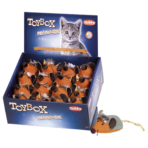 Nobby Katzenspielzeug Stoff Maus mit Sound Nobby Katzenspielzeug Stoff Maus mit Sound