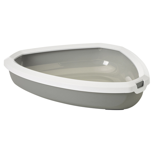 Nobby Katzentoilette Rincon grau/weiß