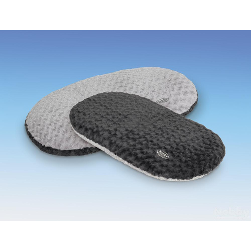 Nobby Kissen oval Seoli dunkelgrau/hellgrau für Hunde, Maße: 63 x 40 cm