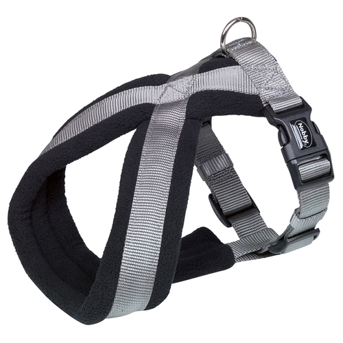 Nobby Komfort Geschirr Classic grau, Bauchumfang: 70-100 cm